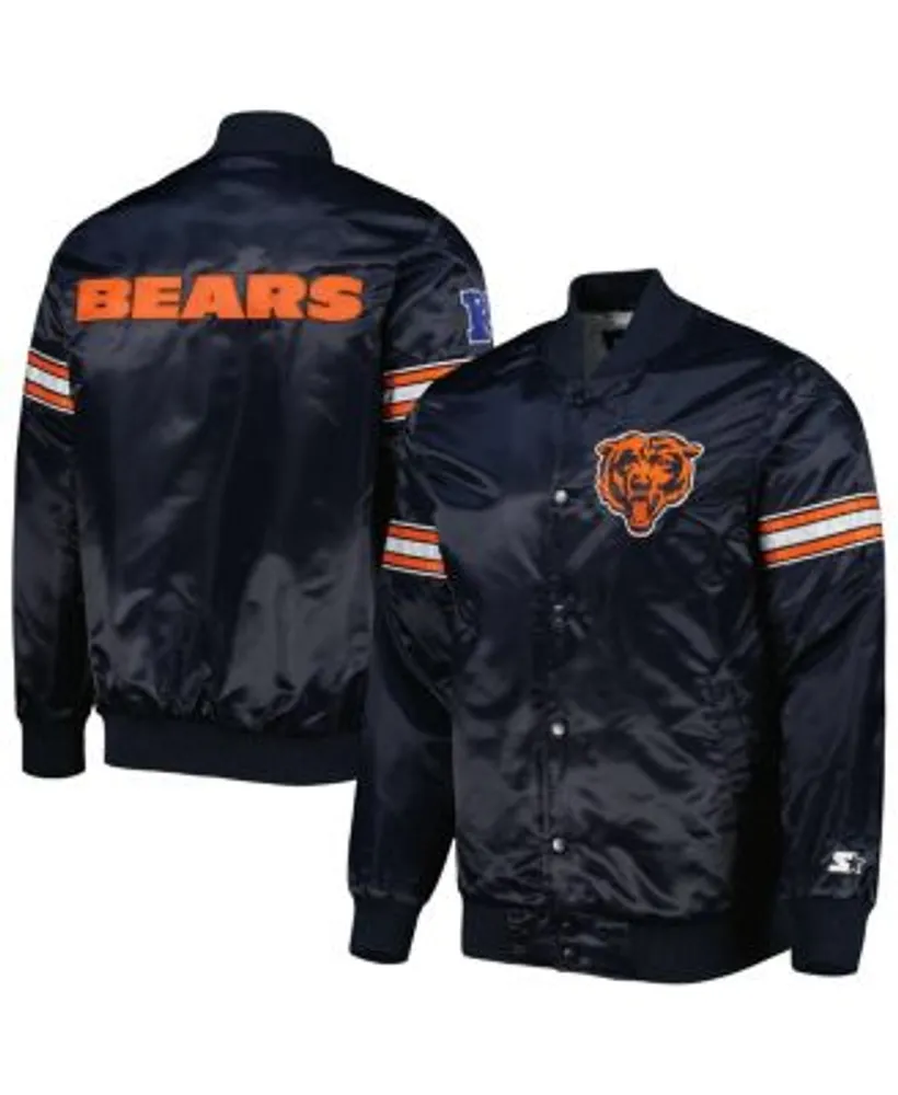 Lids Chicago Bears Starter The Pick and Roll Full-Snap Jacket - Navy