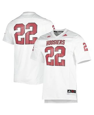 Men's #22 White Indiana Hoosiers 90s Away Premier Strategy Jersey