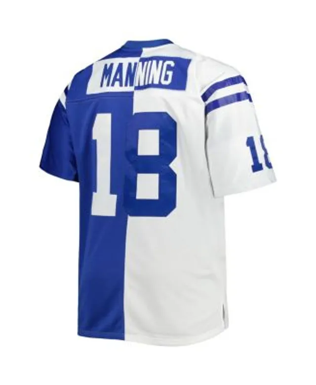 Peyton Manning Indianapolis Colts Mitchell & Ness Retired Player Mesh Name  & Number Hoodie T-Shirt - Royal