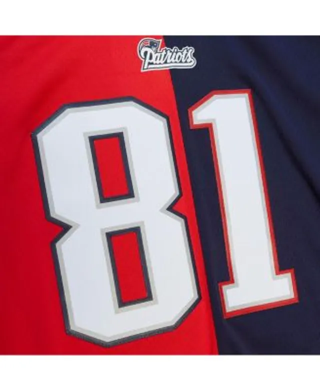 Women's Mitchell & Ness Tedy Bruschi Royal New England Patriots Legacy  Replica Player Jersey