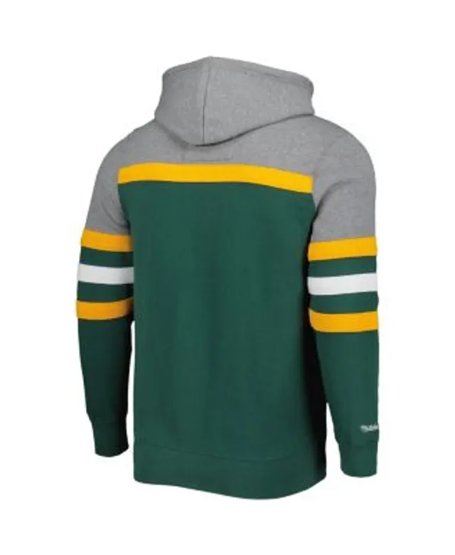 Men's Nike Heathered Charcoal/Green Green Bay Packers Surrey Legacy Pullover  Hoodie