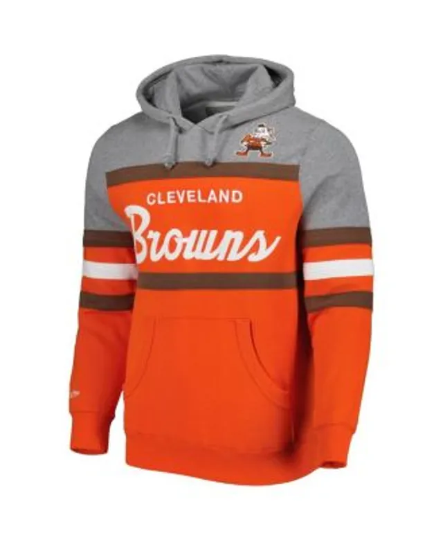 Cleveland Browns New Era Big & Tall NFL Pullover Hoodie - Brown