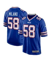 Nike Game Red Alternate Matt Milano Buffalo Bills Jersey