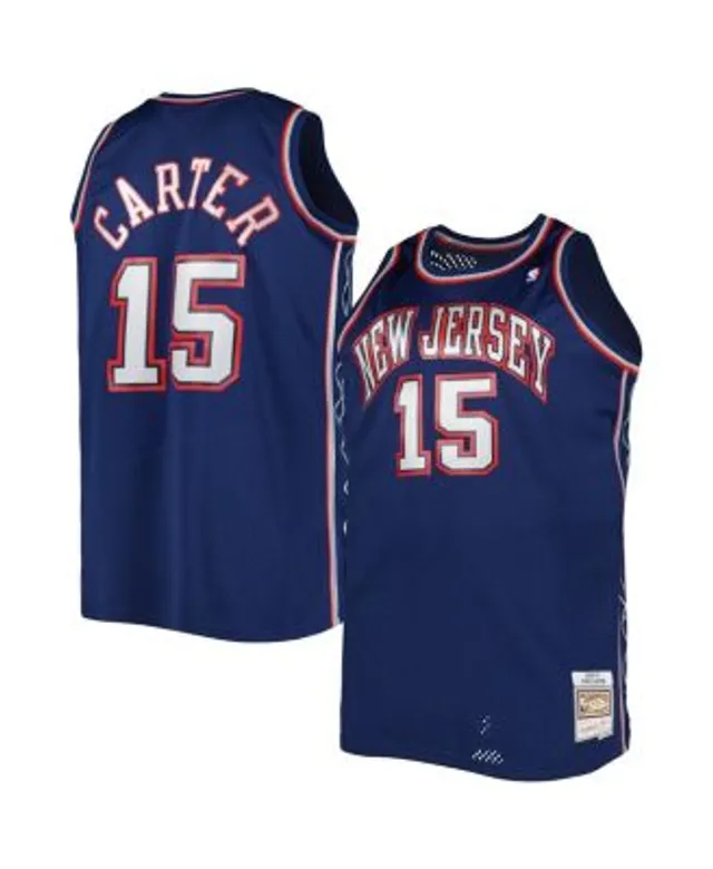 Women's Mitchell & Ness Vince Carter Navy New Jersey Nets Hardwood Classics 2006 Swingman Jersey