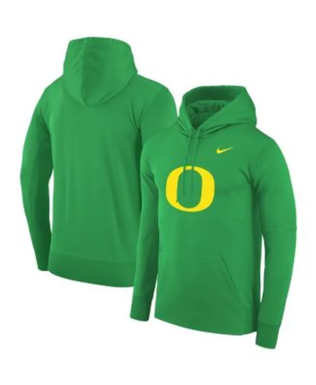 Men's Nike Green Oregon Ducks Vintage School Logo Pullover Hoodie