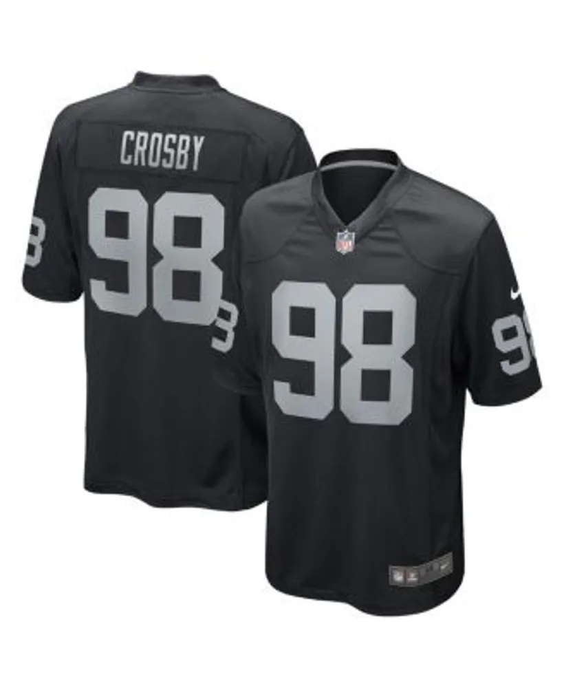 Maxx Crosby Las Vegas Raiders Men's Legend White Color Rush T-Shirt