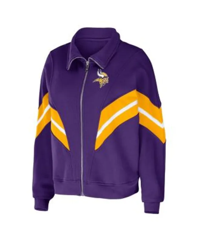 Purple Minnesota Vikings Field Goal Bomber Jacket