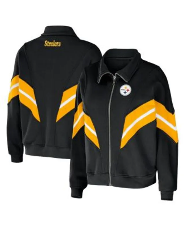 WEAR by Erin Andrews Women's WEAR by Erin Andrews Green Bay Packers Yarn  Dye Stripe Full-Zip Jacket