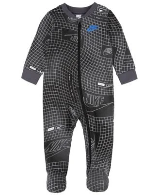 Baby Boys Sportswear Club Long Sleeves Footed Coverall