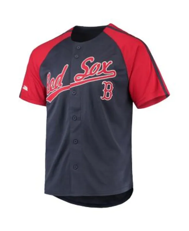 Men's Mitchell & Ness Nomar Garciaparra Red Boston Red Sox Cooperstown Collection Mesh Batting Practice Button-Up Jersey