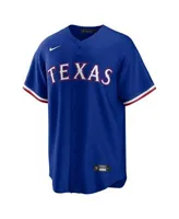 Nike Men's Texas Rangers deGrom Away Name and Number Graphic T