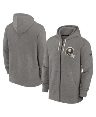 Nike Men's Heather Charcoal Las Vegas Raiders Historic Lifestyle Full-Zip  Hoodie - Macy's