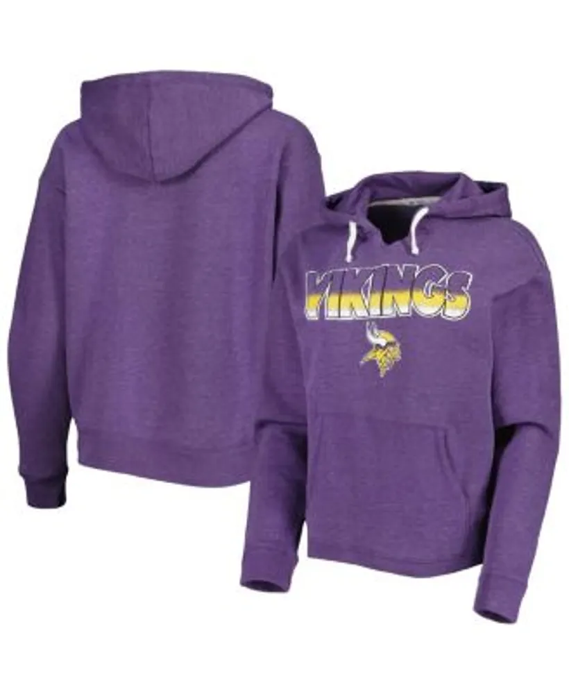 Women's Fanatics Branded Purple Minnesota Vikings Doubleface Slub Pullover  Hoodie