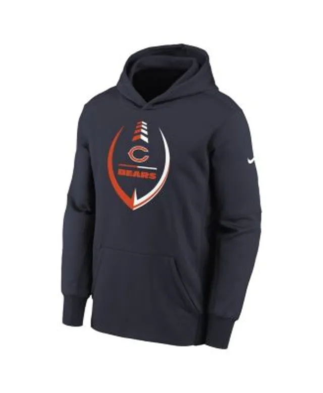 Nike Big Boys Navy Chicago Bears Sideline Fleece Performance Pullover Hoodie  - Macy's