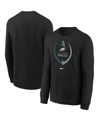 Philadelphia Eagles Toddler Primary Logo Long Sleeve T-Shirt - Black