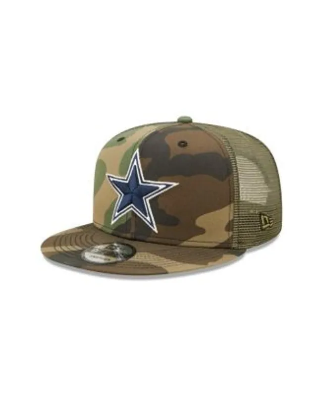 New Era Men's White and Gray Dallas Cowboys Retro Sport 9FIFTY