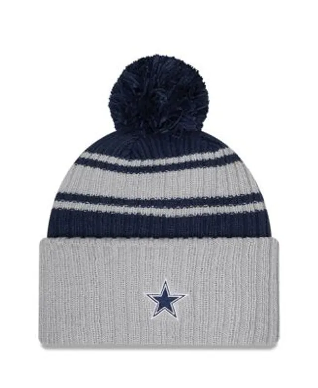 Women's New Era Cream Dallas Cowboys 2022 Sideline Cuffed Knit Hat