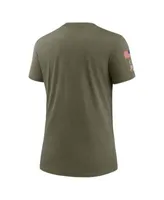 Philadelphia Eagles Olive 2022 Salute To Service T-Shirt