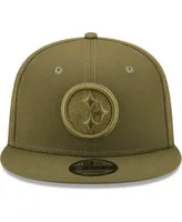 New Era Bronze/Graphite Pittsburgh Steelers Color Pack Two-Tone 9FIFTY Snapback Hat Brown