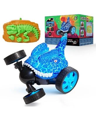 Dino Whirler Raptor Stunt Car Mini RC Car for Kids