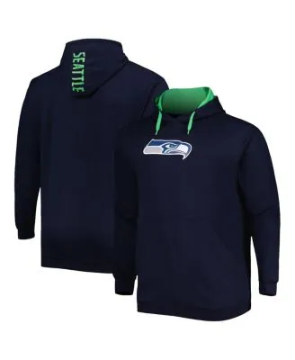 Men's Nike Neon Green Seattle Seahawks Performance Sideline Lockup Full-Zip Hoodie Size: Large