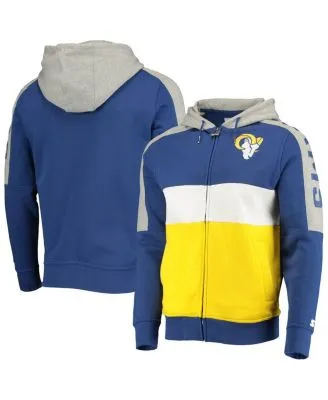 Los Angeles Rams Color Block Men's Nike Therma NFL Pullover Hoodie