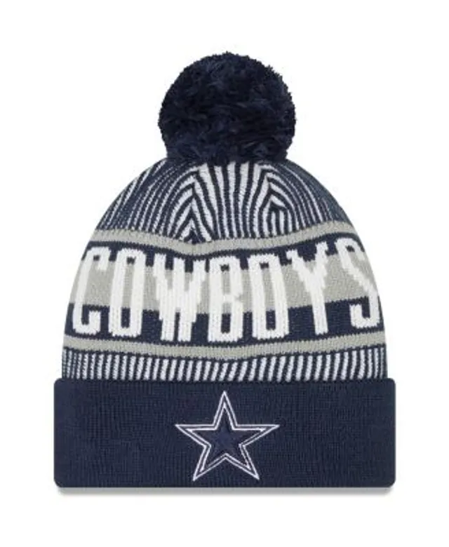 Men's Fanatics Branded Heather Gray Dallas Cowboys Cuffed Knit Hat with Pom