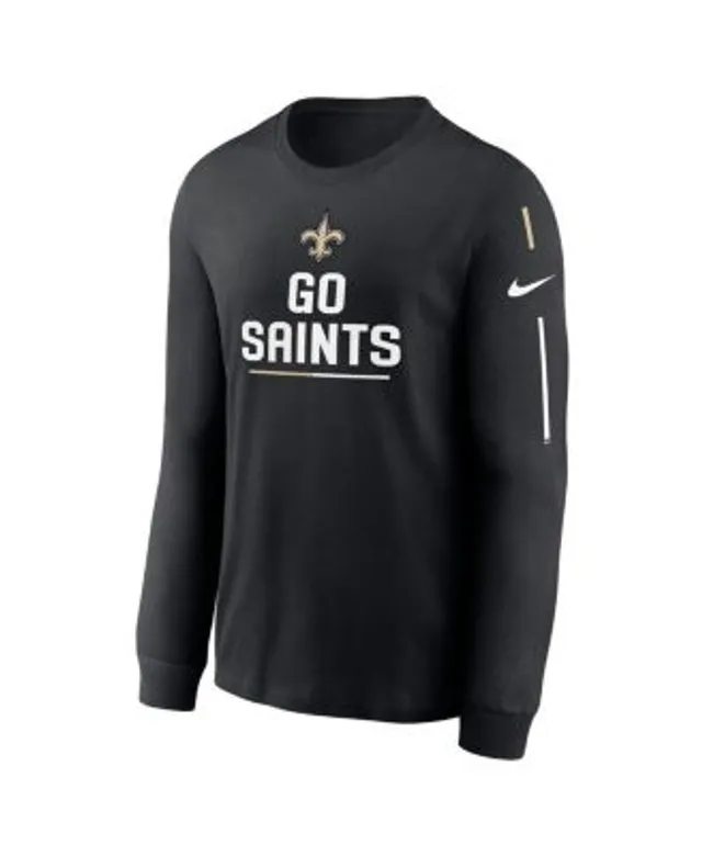 Nike New Orleans Saints Youth Sideline T-Shirt - Macy's