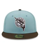 Teal Florida Marlin On Field 1997 World Series New Era Fitted Hat