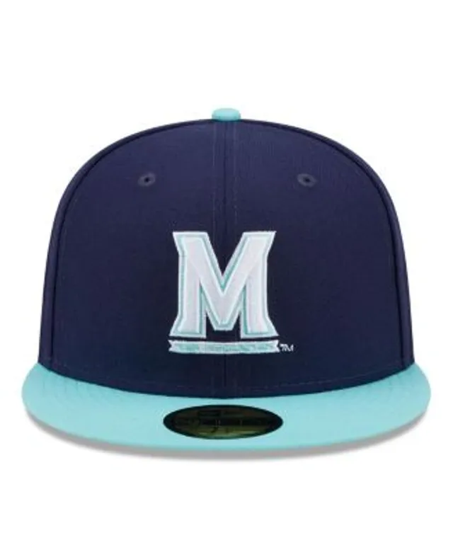 New Era Men's New Era Cream/Light Blue Miami Marlins Spring Color Two-Tone 59FIFTY  Fitted Hat