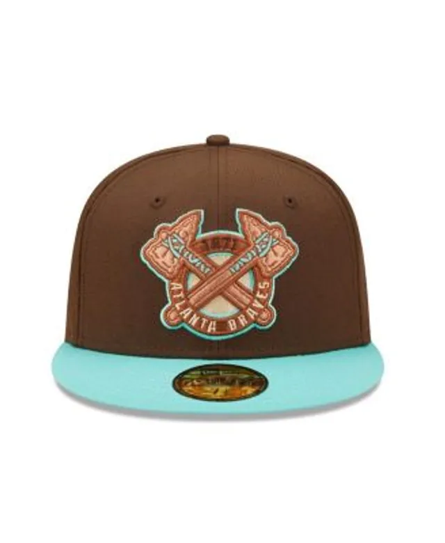 New Era Men Los Angeles Dodgers Fitted (Mint Brown)