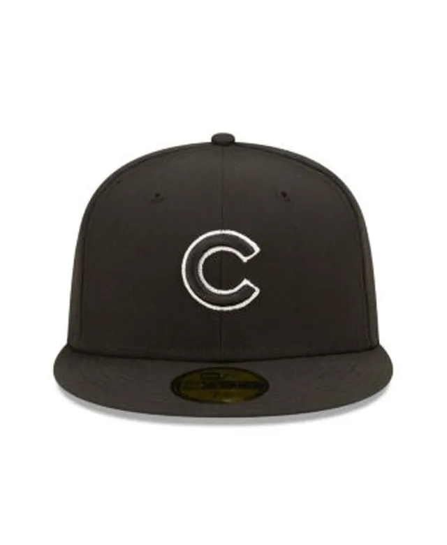 Men's New Era Yellow/Black Chicago Cubs Grilled 59FIFTY Fitted Hat