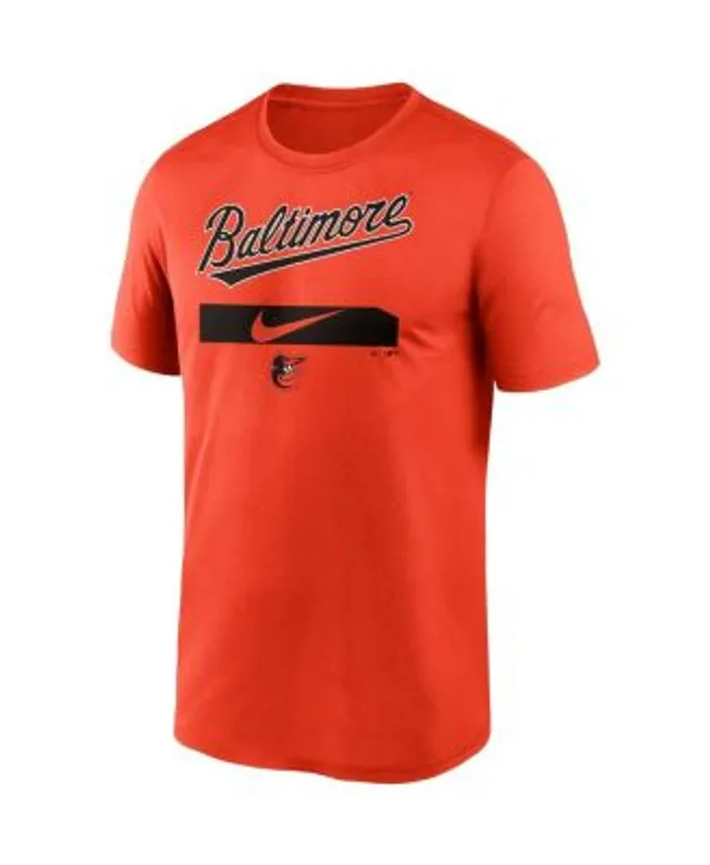 Men's Nike Black Baltimore Orioles Authentic Collection Pregame Raglan Performance V-Neck T-Shirt Size: Medium