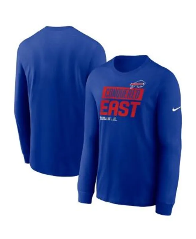 Buffalo Bills Nike 2021 AFC East Division Champions Trophy Collection Long  Sleeve T-Shirt - White