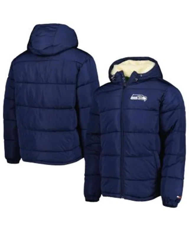 Seattle Seahawks Tommy Hilfiger Puffer Parka Hoodie Full-Zip