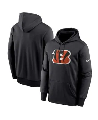 Nike Men's Black Cincinnati Bengals Short Sleeve Pullover Hoodie - Macy's