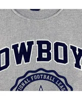 Men's Tommy Hilfiger Heather Gray Dallas Cowboys Ronald Crew