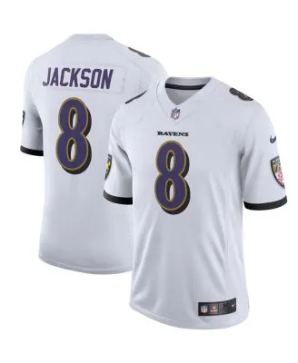 Men's Nike Lamar Jackson Purple Baltimore Ravens Name & Number T-Shirt