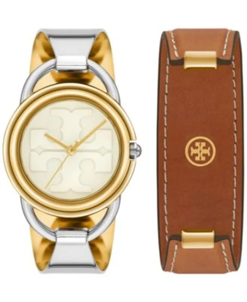 Tory Burch Kids' Miller Bracelet In Gold Steel