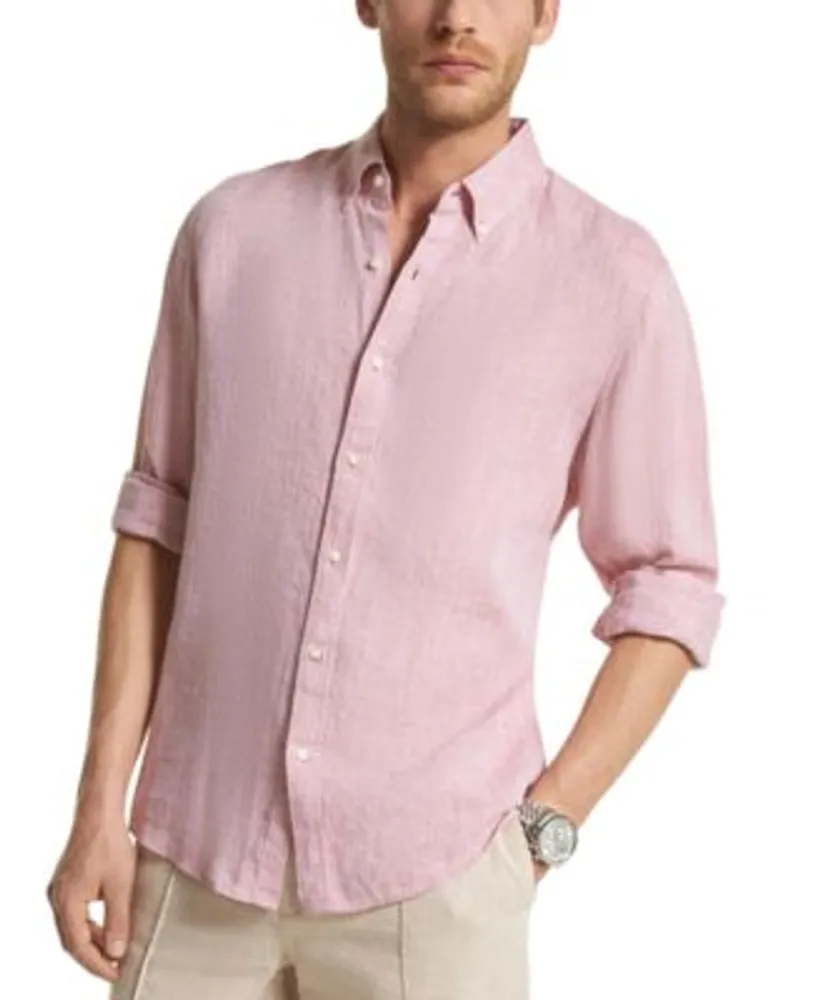 Hot Pink Poplin Oversized Cuff Shirt