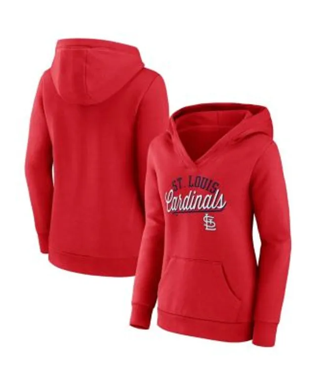 St. Louis Cardinals Womens Big Logo V-Neck Sweater