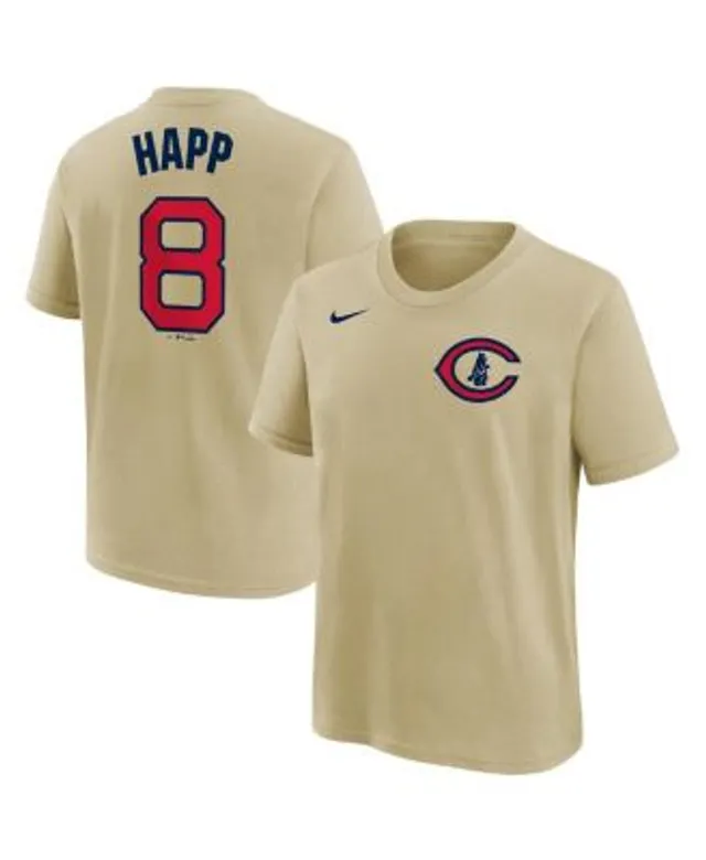 Men's Chicago Cubs Ian Happ Nike Royal Player Name & Number T-Shirt