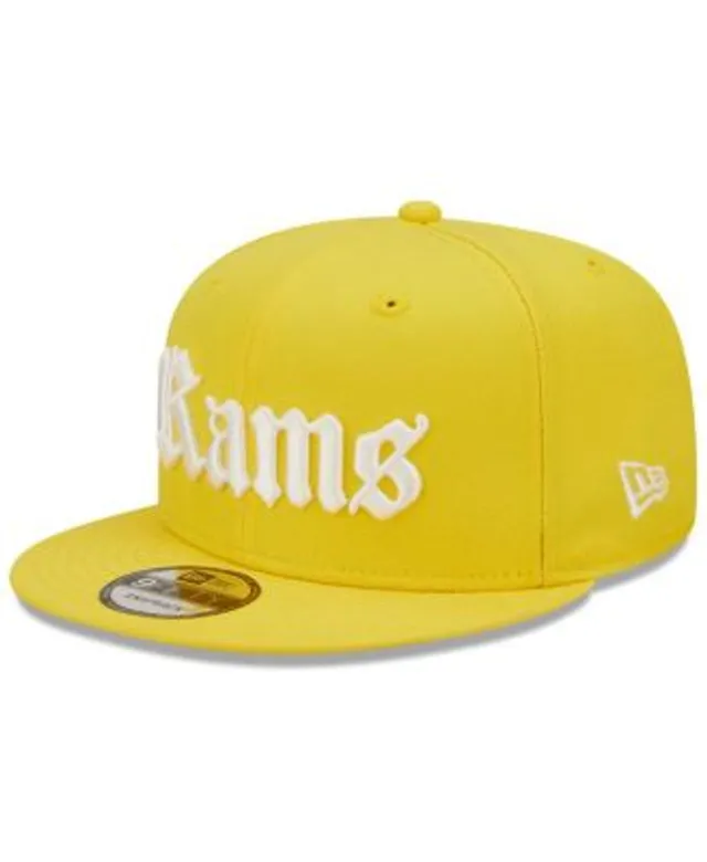 Los Angeles Rams Fitted Kids New Era 59FIFTY Script Cap Hat Navy