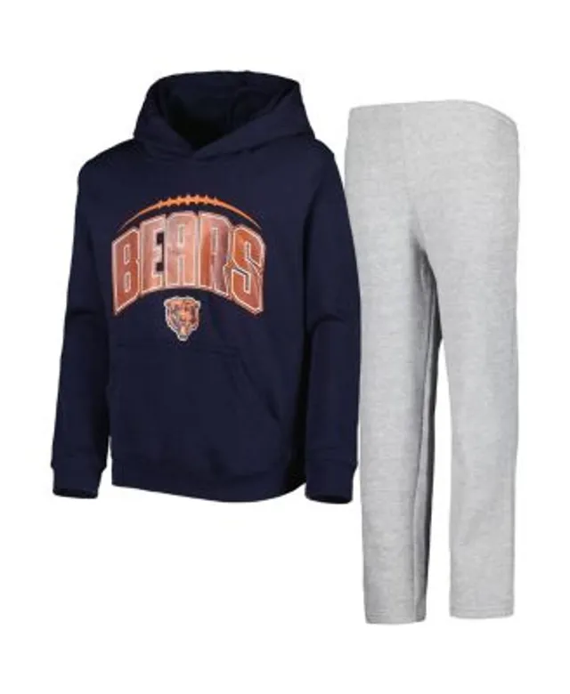 Chicago Bears Nike Youth Sideline Fleece Performance Pullover Hoodie - Navy