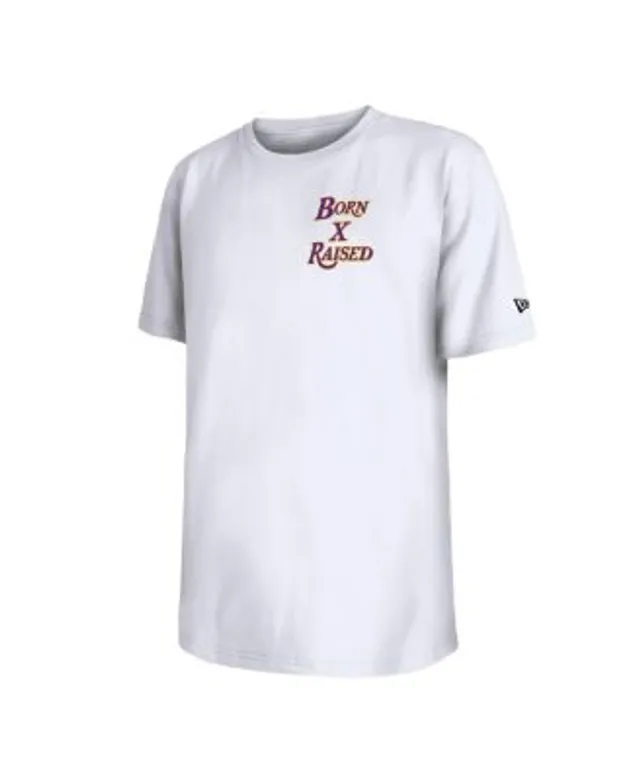 New Era Men's Born x Raised Royal Los Angeles Lakers Heavyweight T