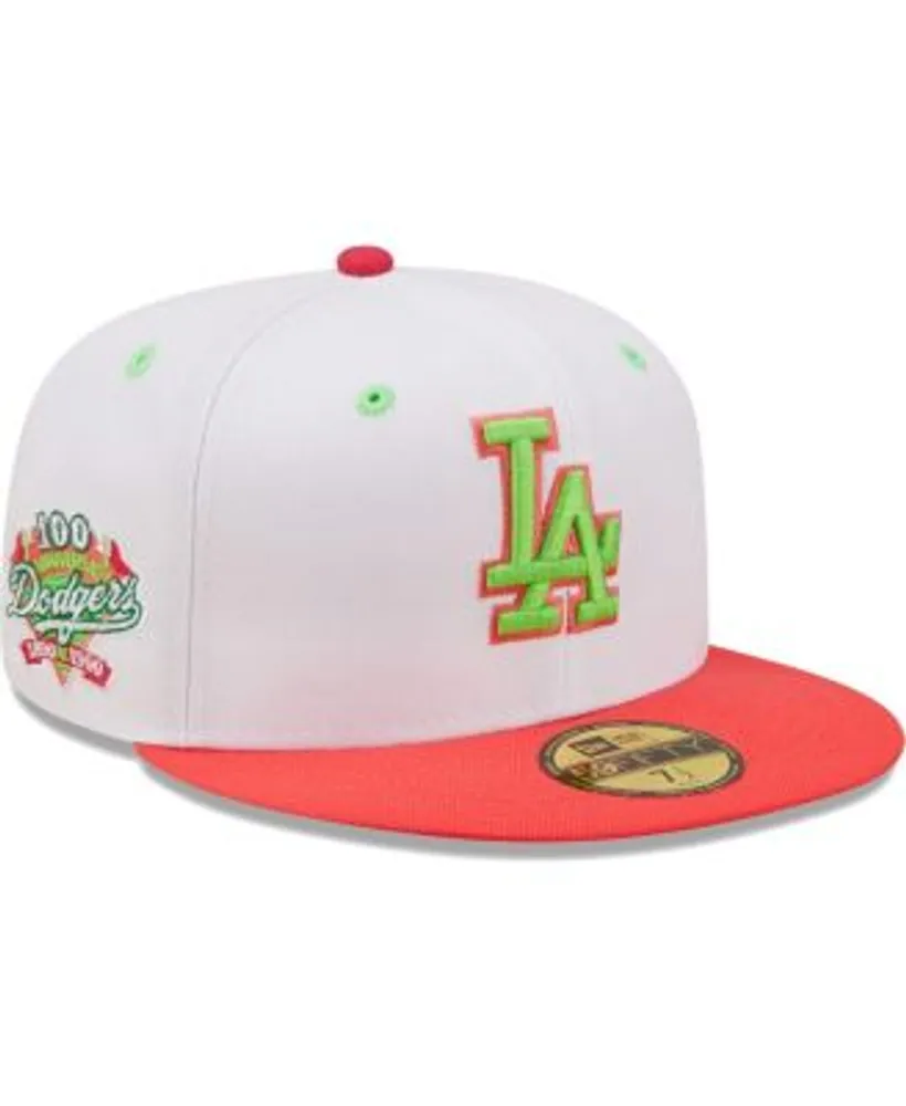 Atlanta Braves New Era 1995 World Series Strawberry Lolli 59FIFTY Fitted Hat  - White/Coral