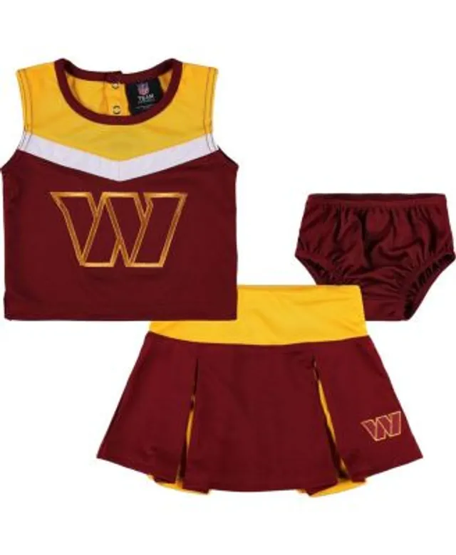 Girls Preschool Brown Cleveland Browns Two-Piece Spirit Cheer Cheerleader  Set With Bloomers