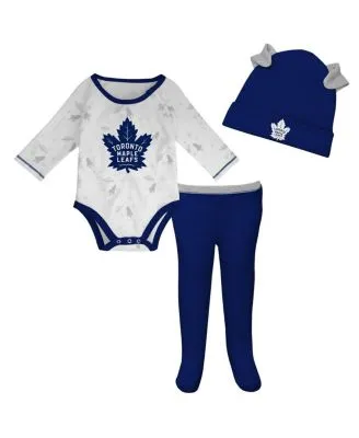 Outerstuff Newborn & Infant Powder Blue/White/Heather Gray Toronto Blue Jays  Biggest Little Fan 3-Pack Bodysuit Set