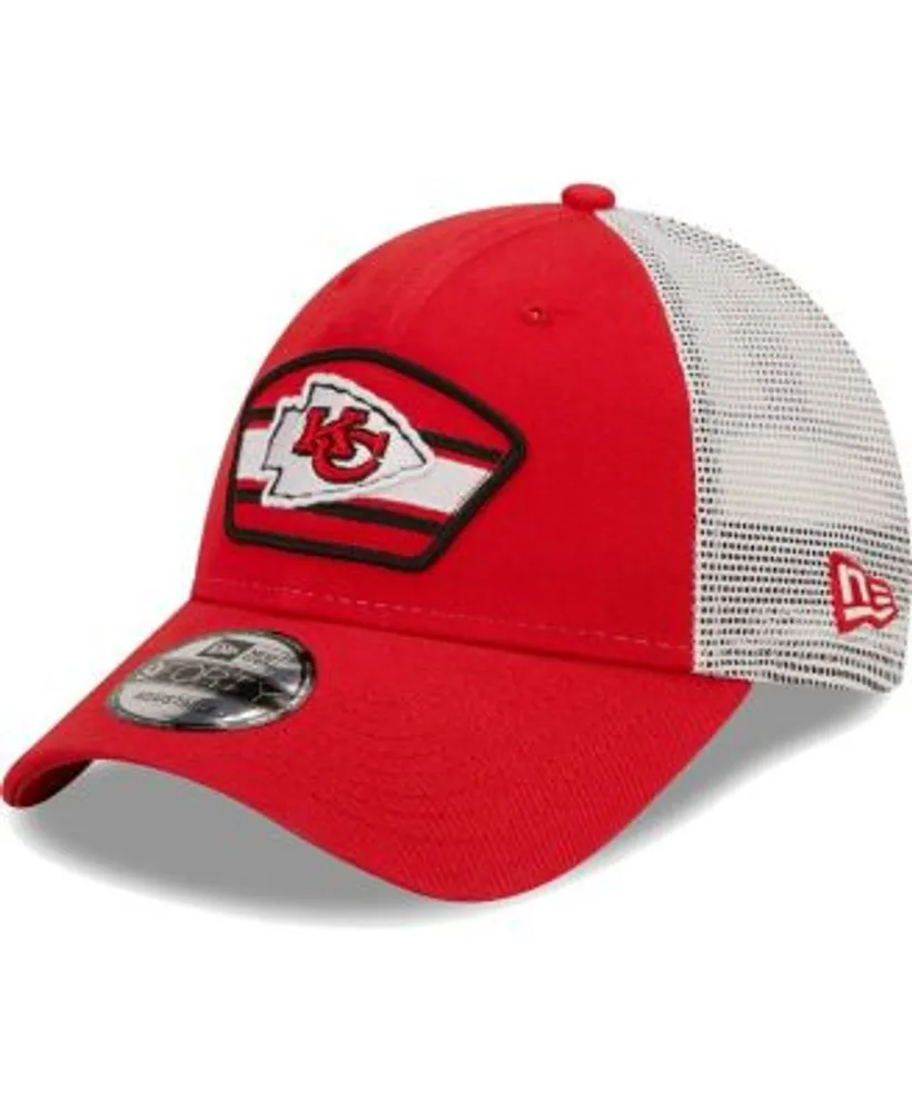 Men's New Era Black Kansas City Chiefs Main Trucker 9FIFTY Snapback Hat