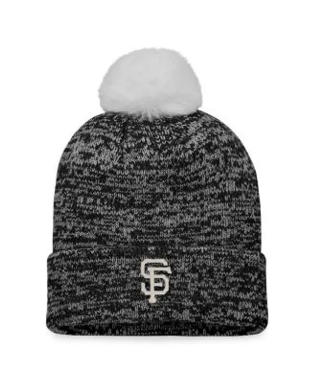 Detroit Tigers Fanatics Branded Cuffed Knit Hat with Pom - Gray